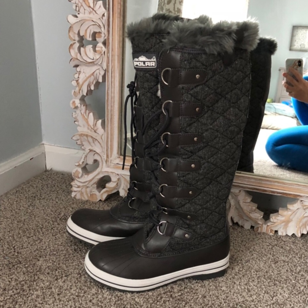 Tall Winter boots size 9